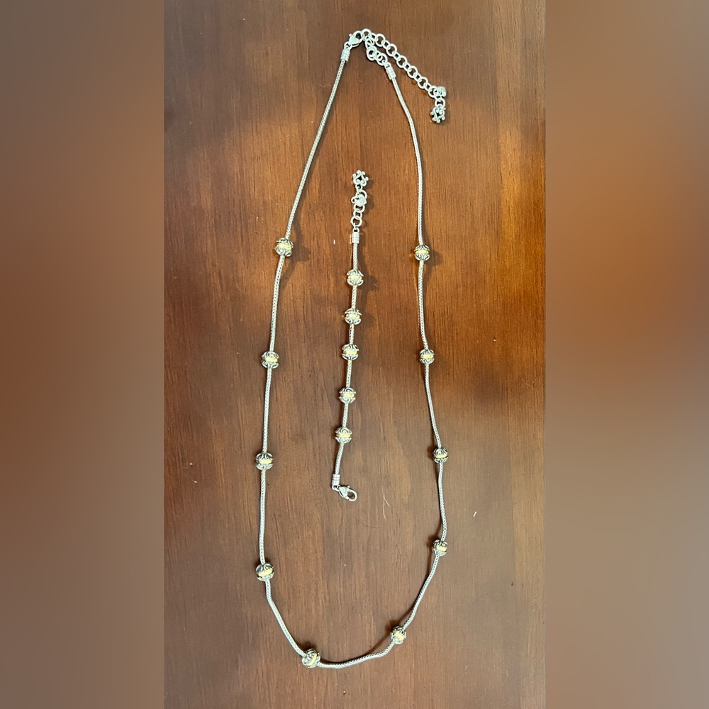 Brighton necklace and bracelet set